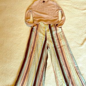 OUTFIT BUNDLE Cropped long sleeve & palazzo pants